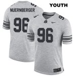 Youth NCAA Ohio State Buckeyes Sean Nuernberger #96 College Stitched Authentic Nike Gray Football Jersey IT20H23BR